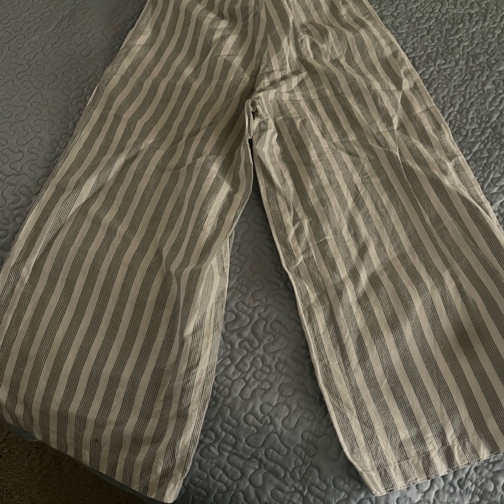 Striped Wide-Leg Pants (INDIKAH) - Picture 2 of 4